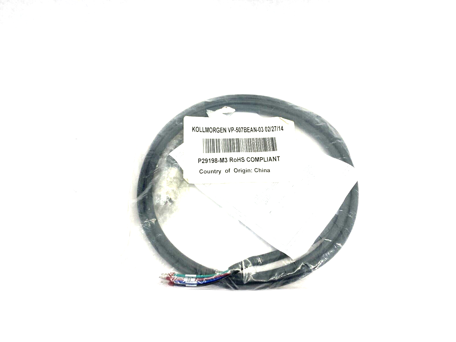 Kollmorgen VP-507BEAN-03 Euro Style Power Cable Single Ended 6A - Maverick Industrial Sales