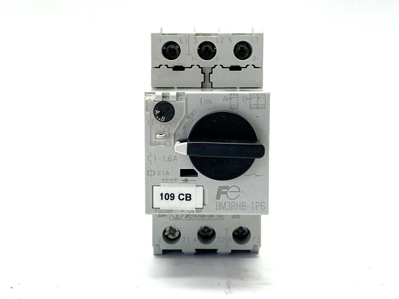 BM3RHB-1P6 | Fuji Electric Manual Motor Starter - Used - Maverick Industrial Sales