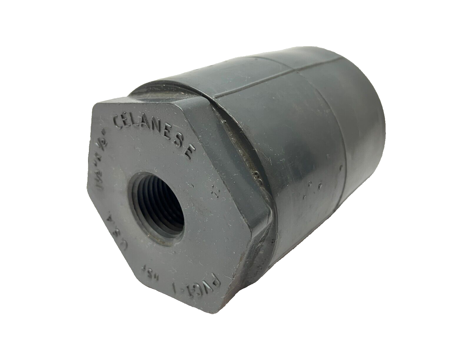 Celanese 1-1/2" x 1/2" Reducer Bushing Flush Style PVC-I nSF 3-3/8" OAL - Maverick Industrial Sales