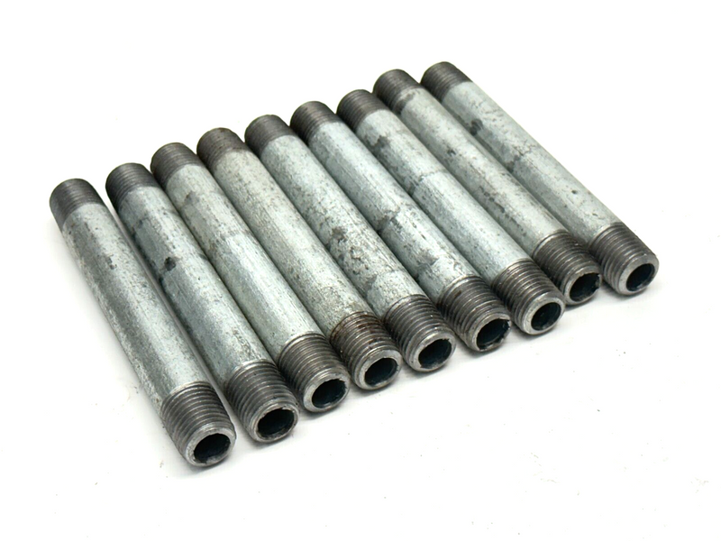 1/4" x 4" Galvanized Nipple LOT OF 9 - Maverick Industrial Sales