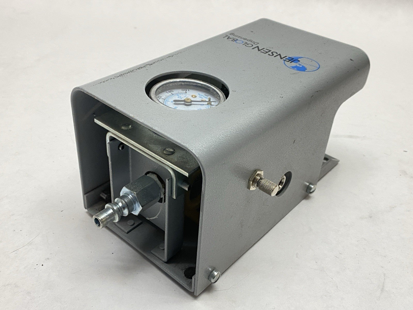 JGDFV24 | Jensen Global Dispensing Pneumatic Foot Valve Syringe Dispenser - Used - Maverick Industrial Sales