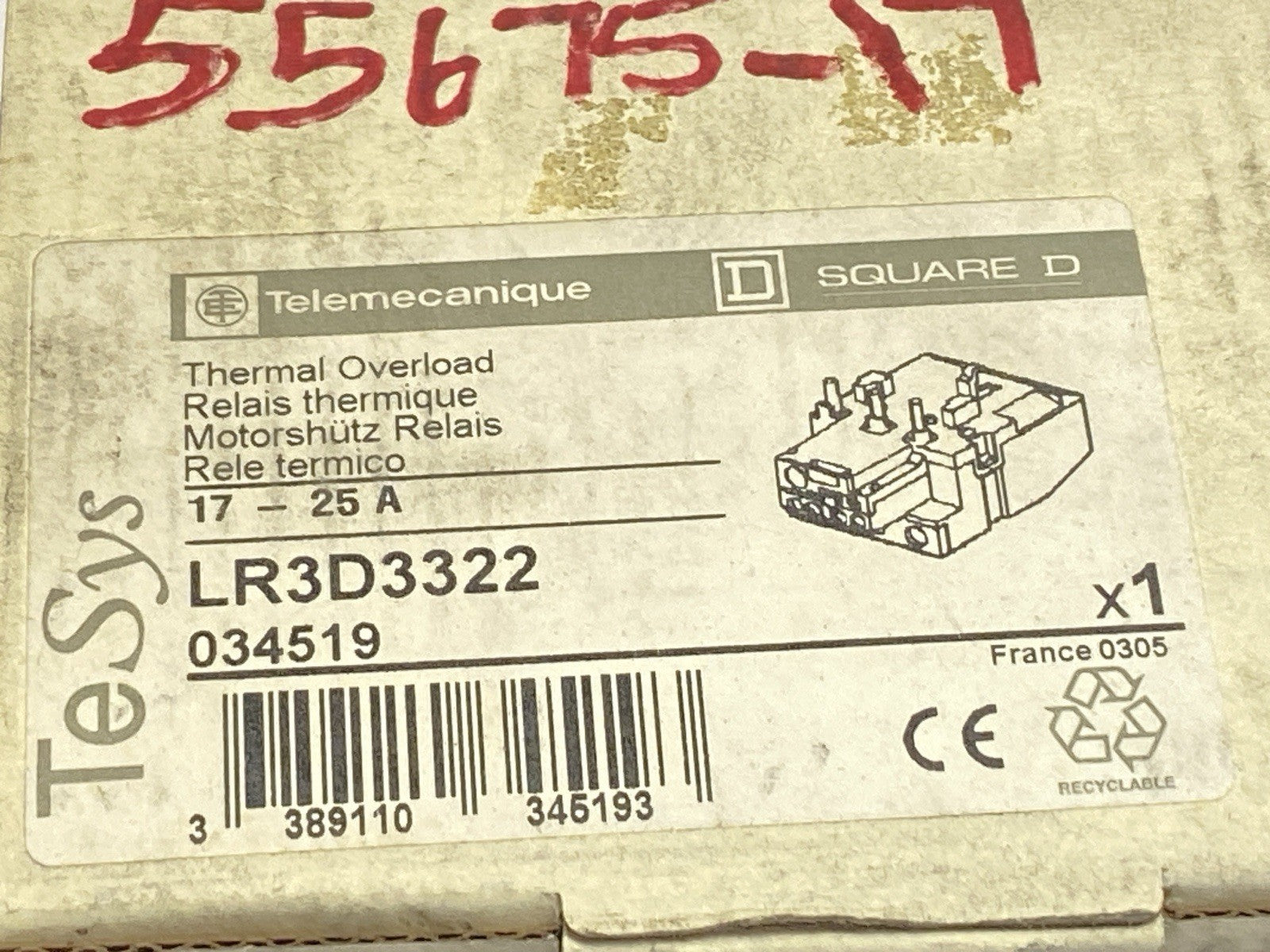 Schneider Electric GV2ME10 Telemecanique Motor Protector Circuit Breaker 4-6,3A - Maverick Industrial Sales
