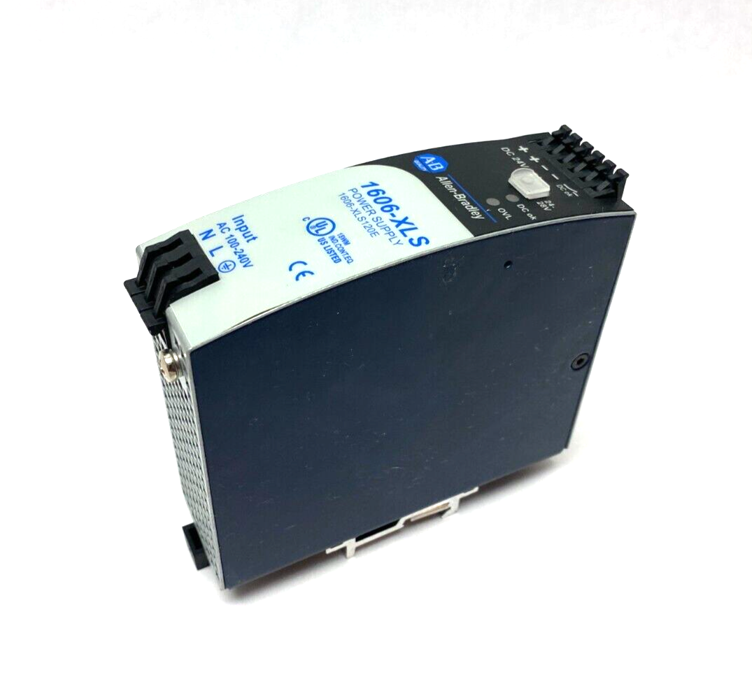 1606-XLS120E | Allen Bradley Ser. A Single Phase Power Supply 24VDC 5A - Used - Maverick Industrial Sales
