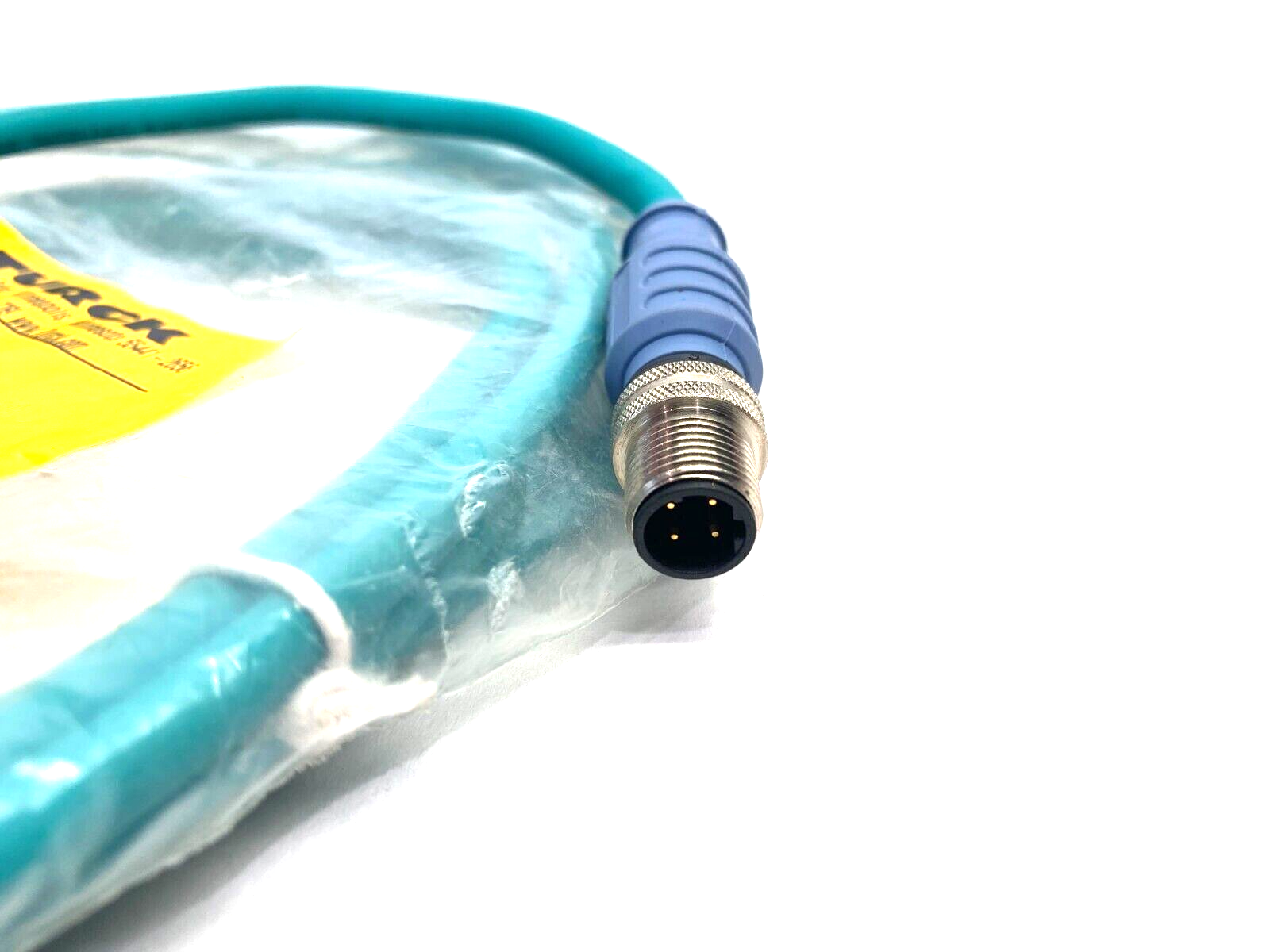 Turck RSSD RSSD 443-3M Industrial Ethernet Cable Male M12 4-Pin 3m, U-11304 - Maverick Industrial Sales