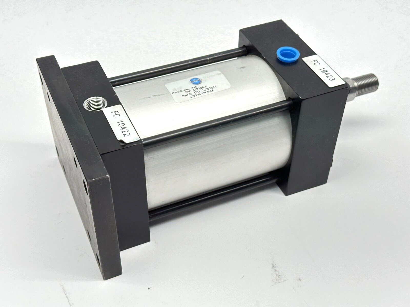 Bimba CYL-10303824 Pneumatic Cylinder 250PSI 4" Bore 4" Stroke - Maverick Industrial Sales