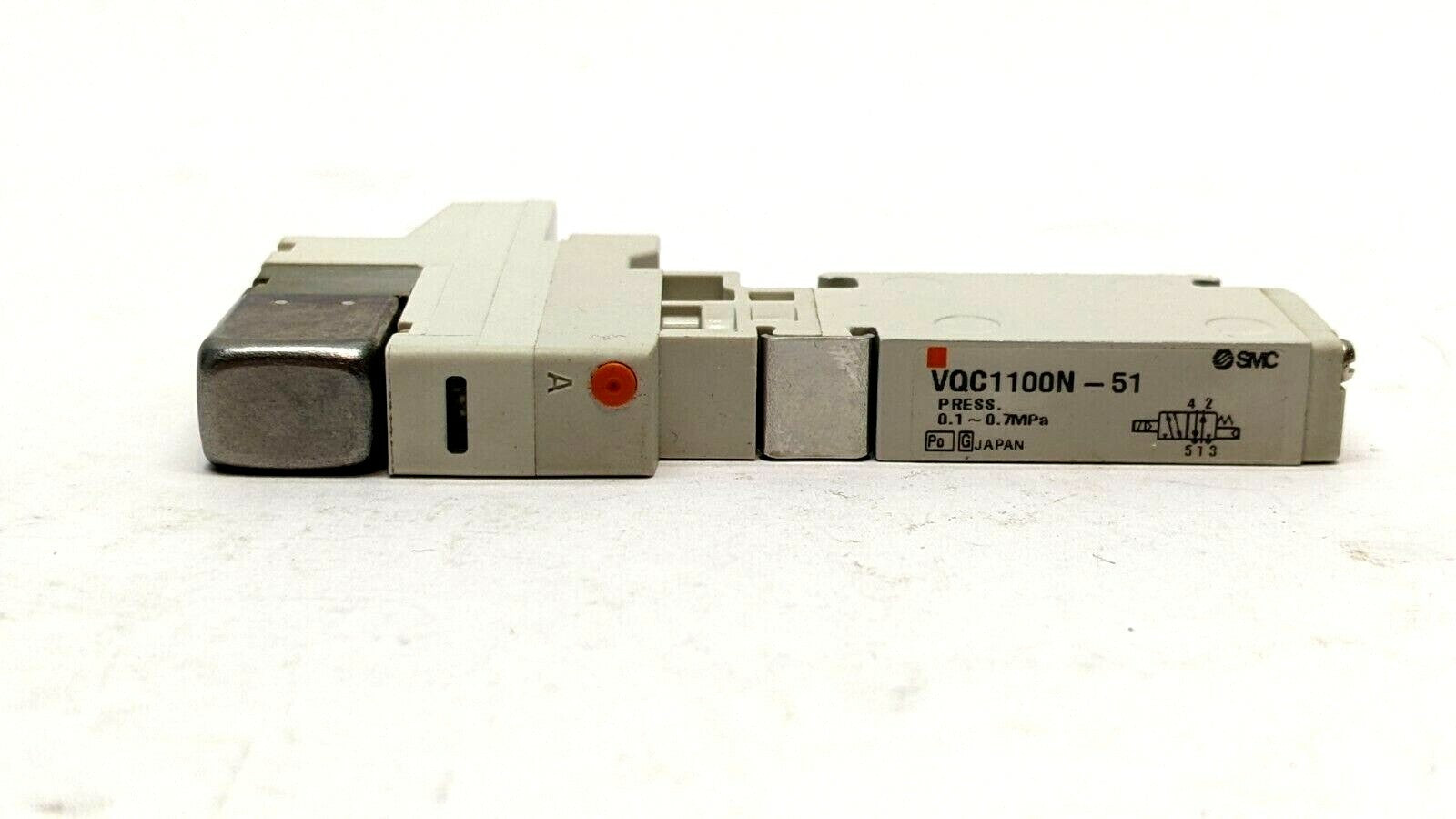 VQC1100N-51 | SMC Single Solenoid Valve - Used - Maverick Industrial Sales