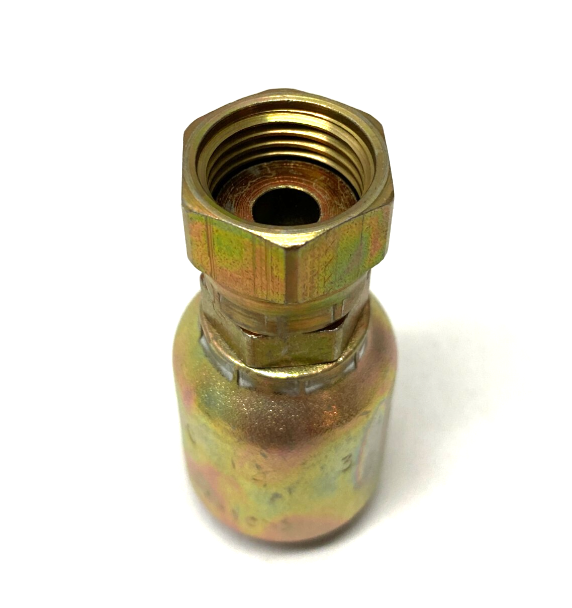 Parker 1JC43-6-6 Crimp Style Hydraulic Hose Fitting 3/8" Hose 3/8" Port - Maverick Industrial Sales