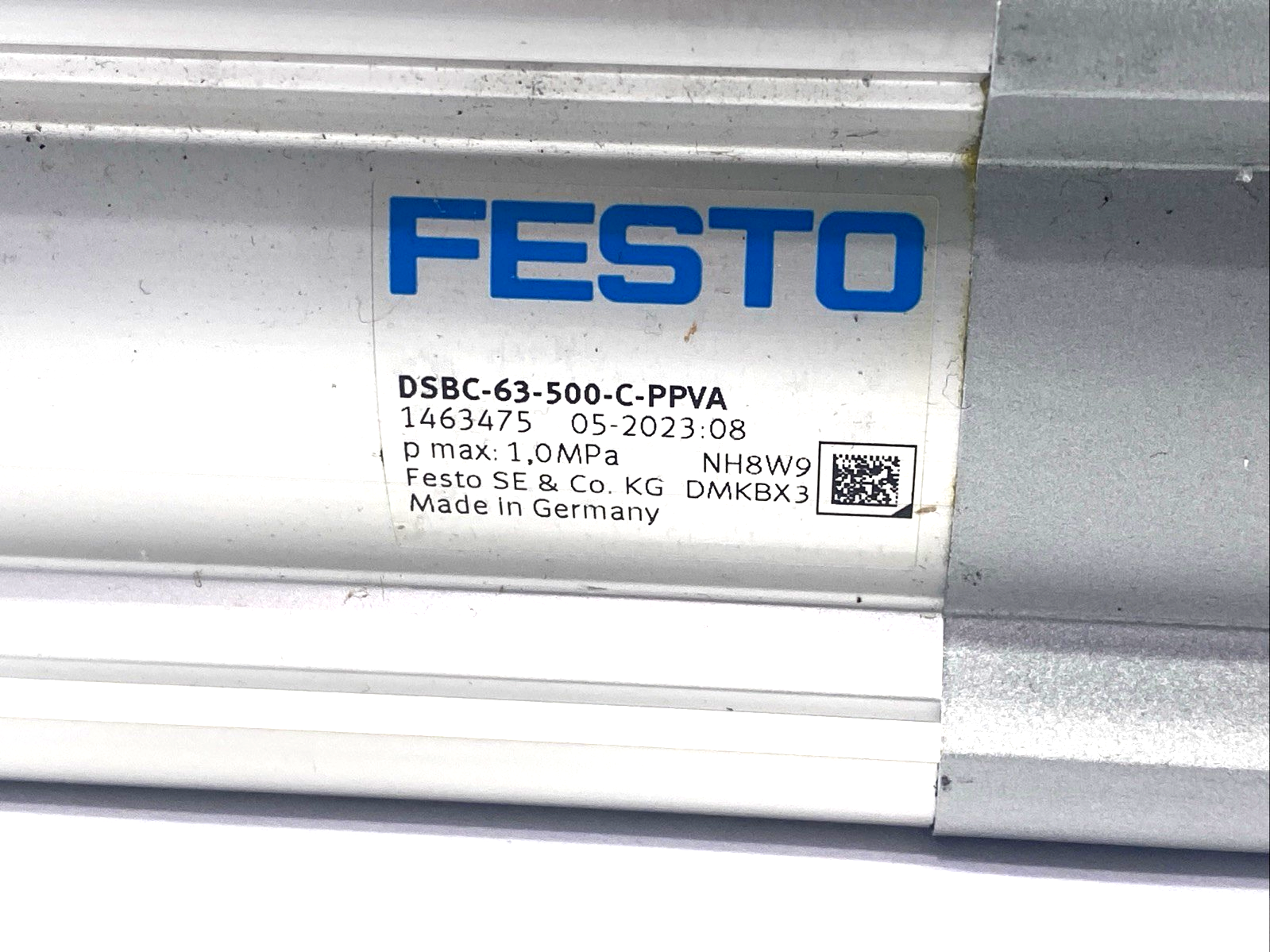 Festo DSBC-63-500-C-PPVA Pneumatic Cylinder 63mm Bore 500mm Stroke - Maverick Industrial Sales