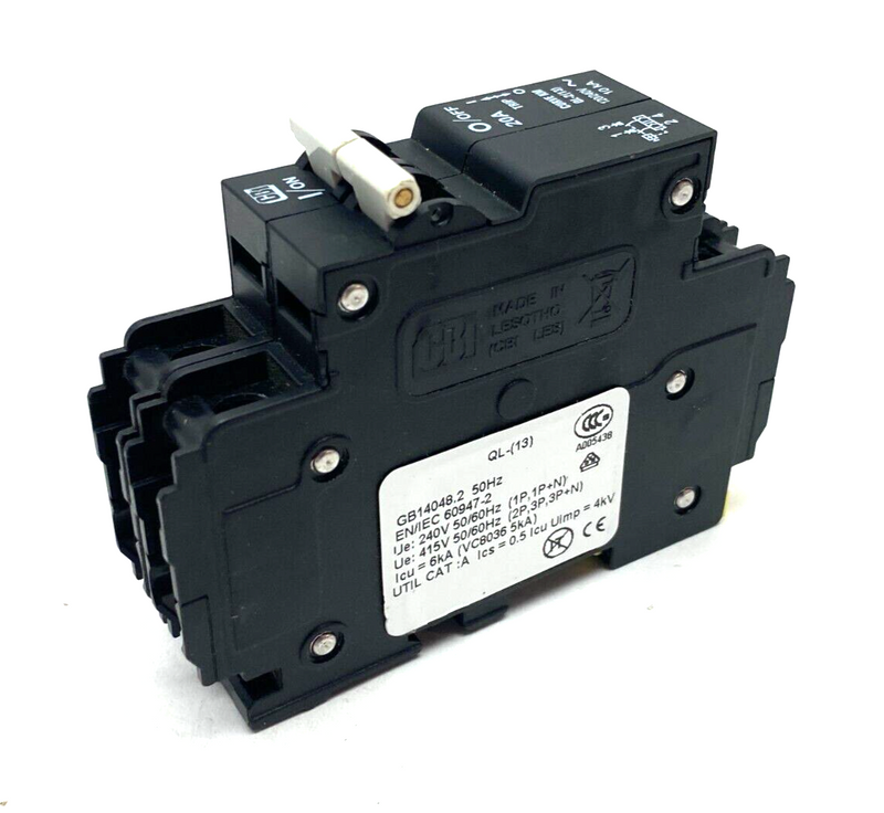 CBI QL28KM20 Circuit Breaker 2-Pole 20A QL-2(13)-DM-KM-20A - Maverick Industrial Sales