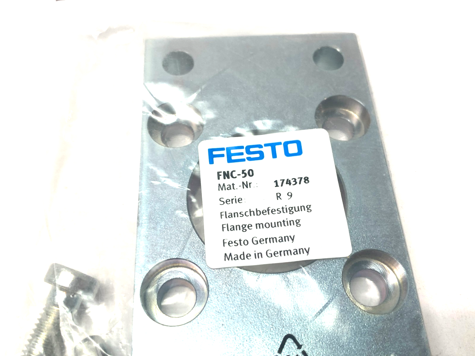 Festo FNC-50 Flange Mounting Plate 174378 - Maverick Industrial Sales