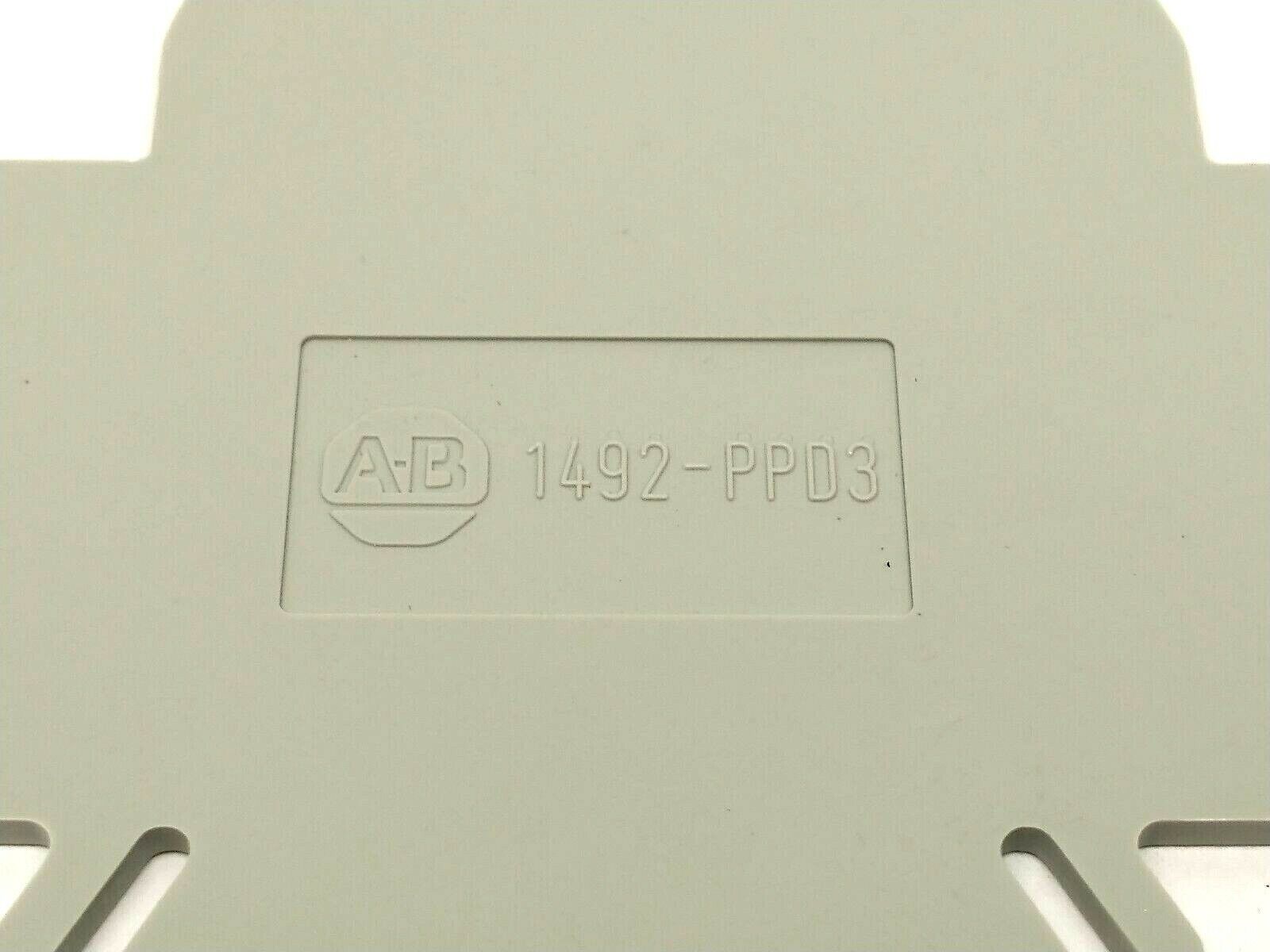 Allen Bradley 1492-PPD3 Ser. A Terminal Block Partition Plates Gray LOT OF 4 - Maverick Industrial Sales