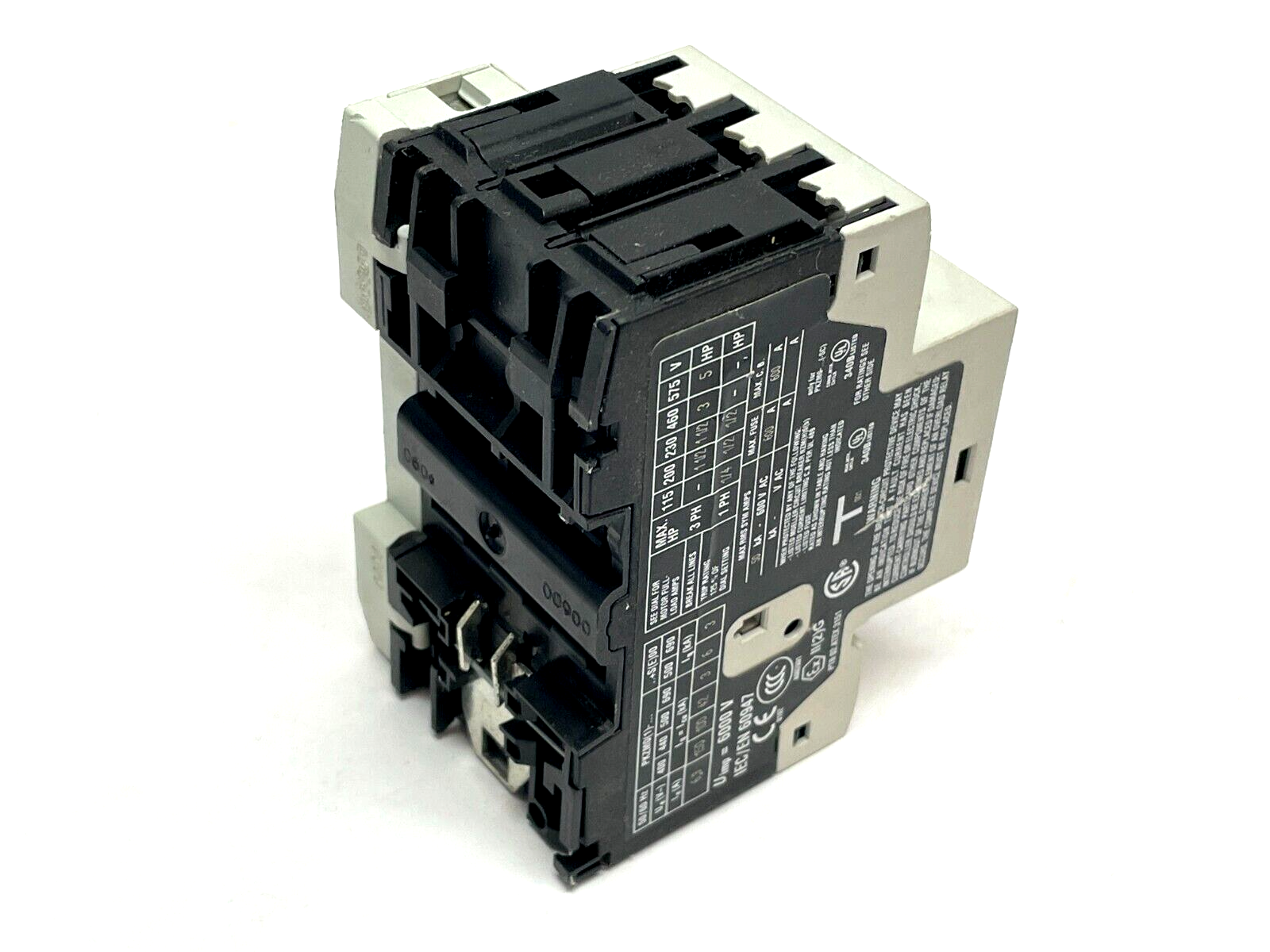 Moeller PKZM0-6,3 Motor Protector Circuit Breaker w/ Auxiliary Contact - Maverick Industrial Sales