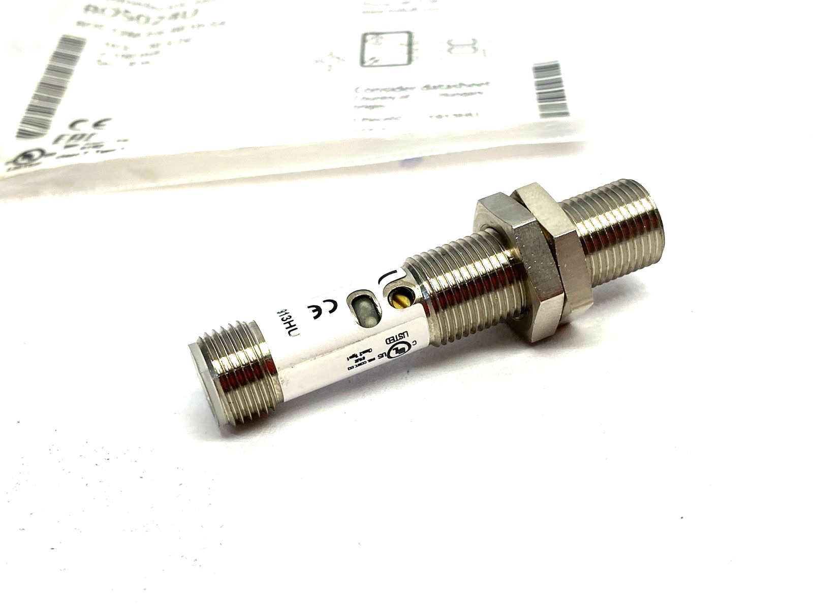 BOS024U | Balluff Through-beam Photoelectric Sensor Cylindrical BOS 12M-PA-RE10-S4 - New – Open box - Maverick Industrial Sales