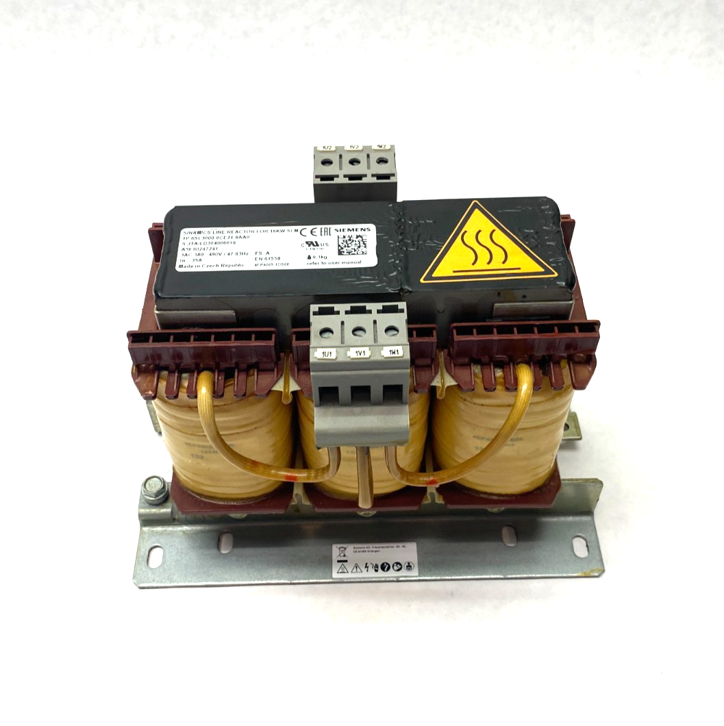 Siemens 6SL3000-0CE21-6AA0 SINAMICS Line Reactor for 16KW SLM - Maverick Industrial Sales