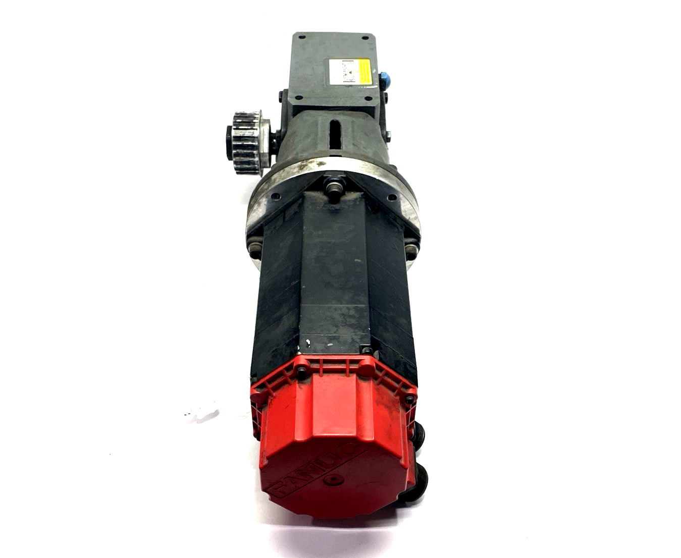 A06B-0127-B575 | GE Fanuc AC Servo Motor 140V 1kW 4.6A, 721-10-G Gear Reducer 10:1 - Used - Maverick Industrial Sales