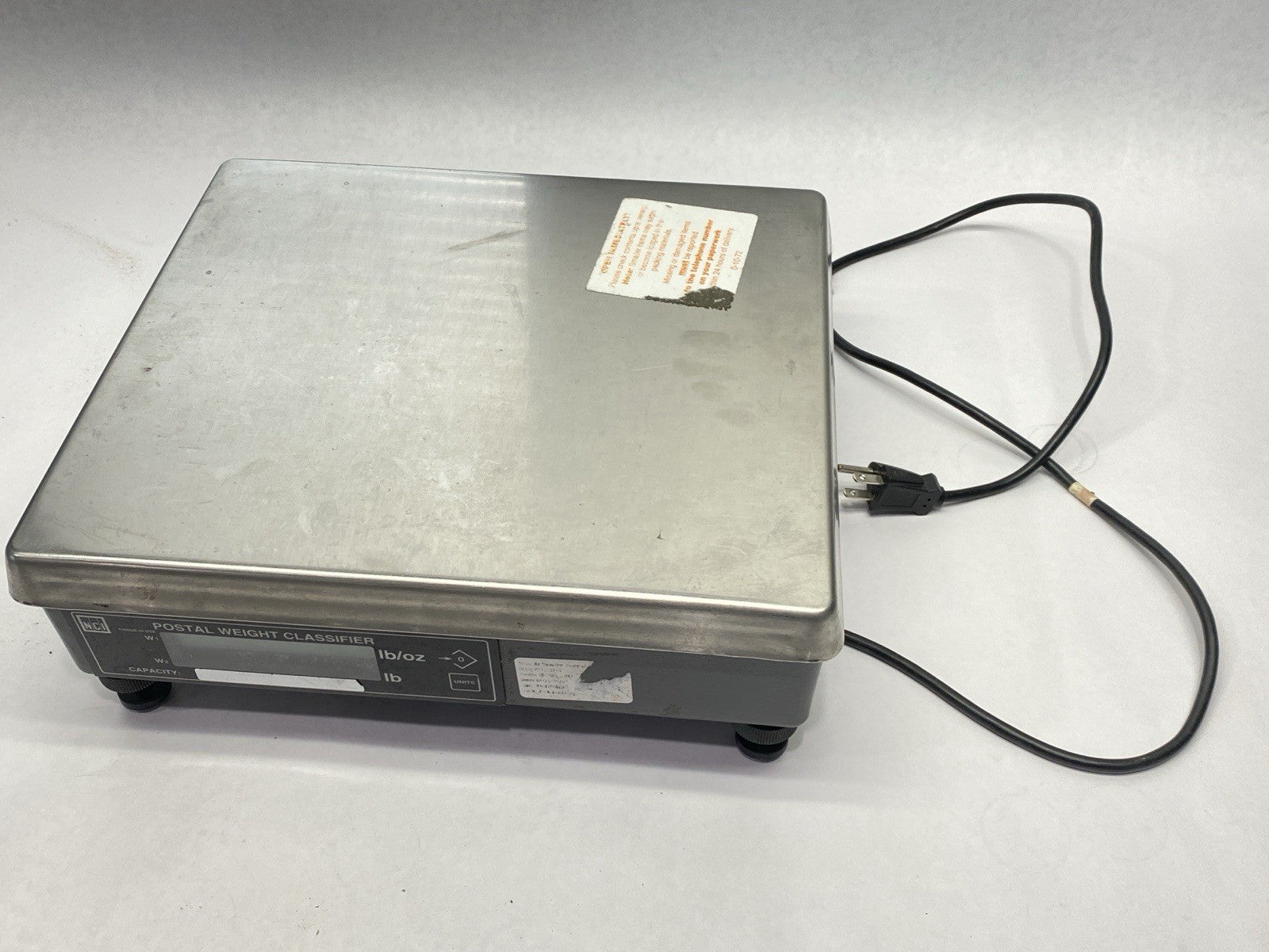Weigh-Tronix NCI 7620-32 Digital Scale With Power Supply 70lbs Max - Maverick Industrial Sales