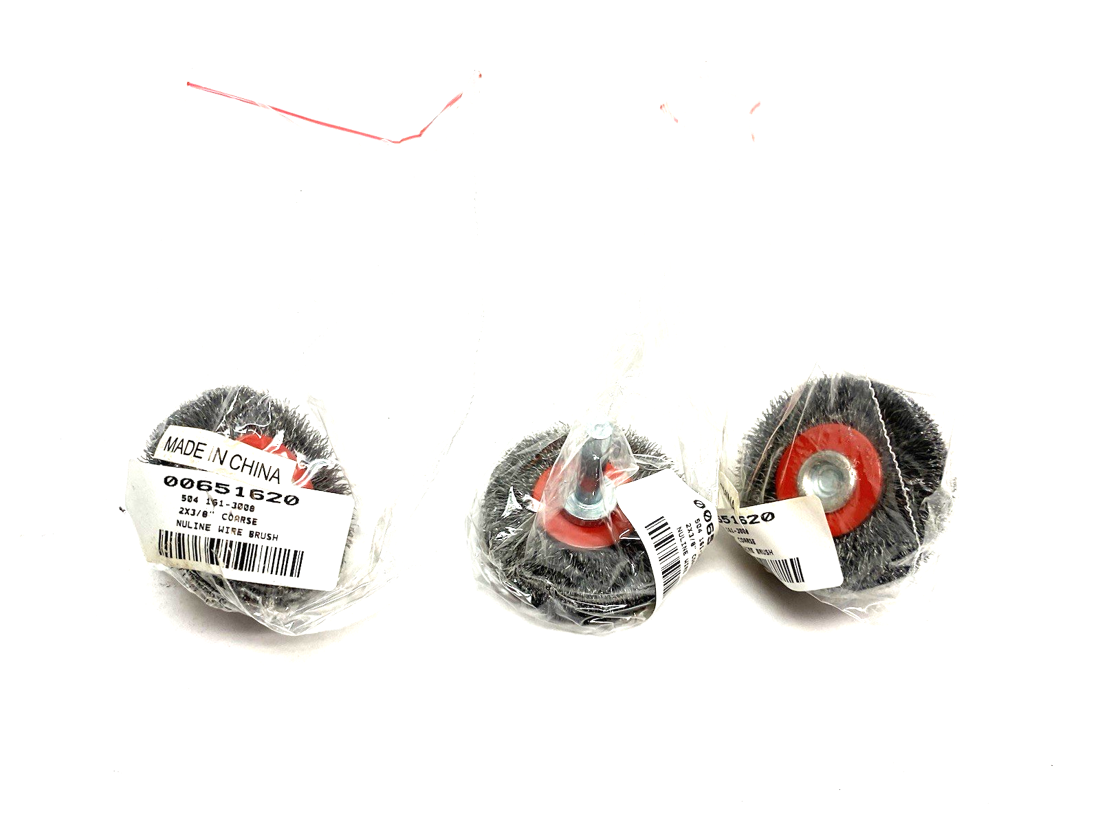 Value Collection 00651620 Wheel Brush: 2" Wheel Dia, 3/8" Face Width LOF OF 3 - Maverick Industrial Sales
