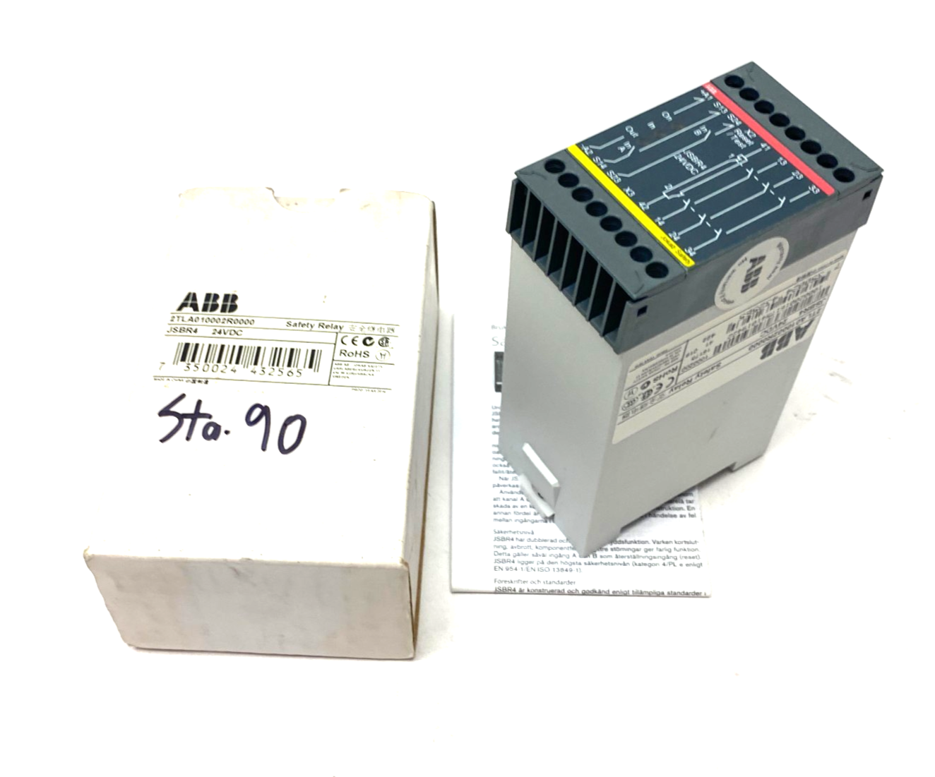 ABB 2TLA010002R0000 Jokab Safety Relay 24VDC JSBR4 - Maverick Industrial Sales