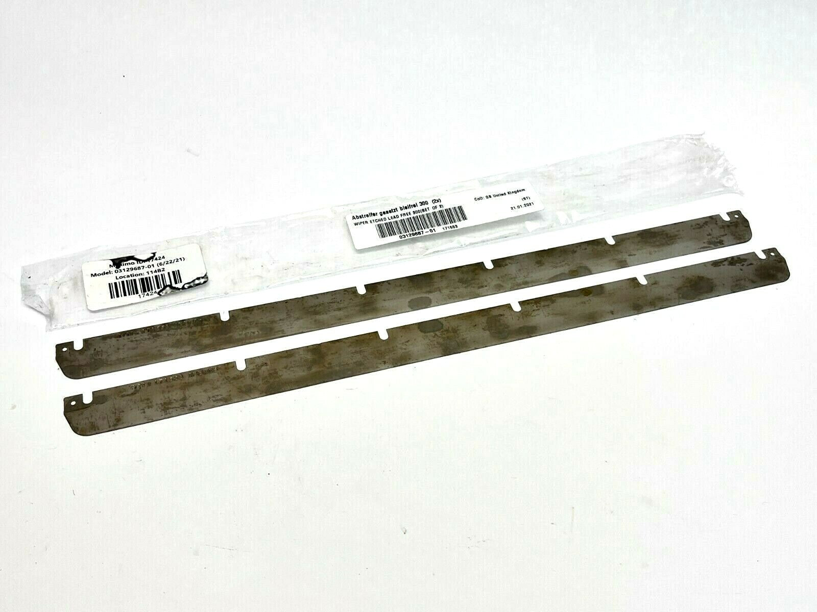 DEK 171553 ProFlow Lead Free Wiper 300mm 200 Microns Thick Chromium LOT OF 2 - Maverick Industrial Sales