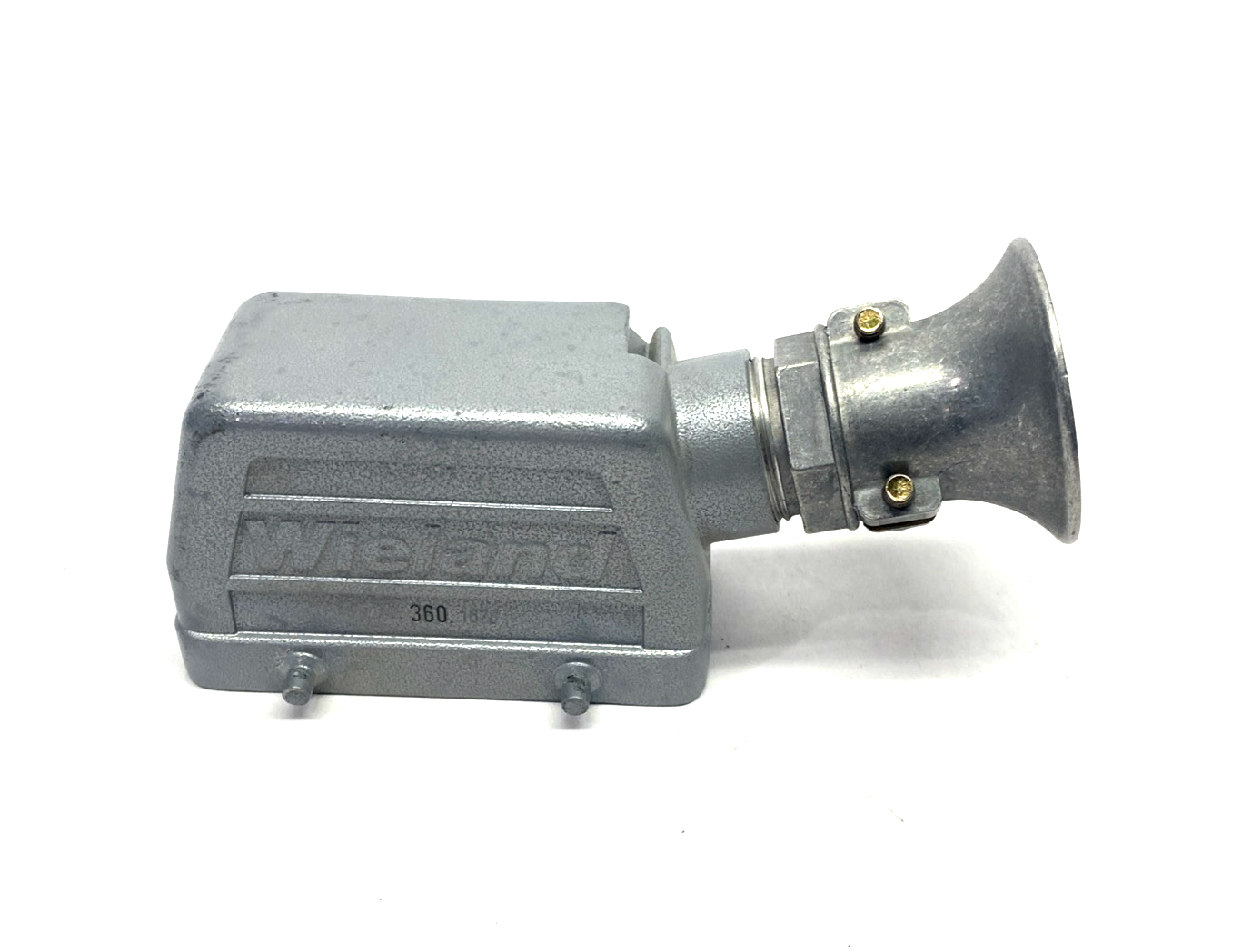 Wieland 70.360.1628.0 REVOS Side Entry Connector Hood Size 16 PG21 Strain Relief - Maverick Industrial Sales