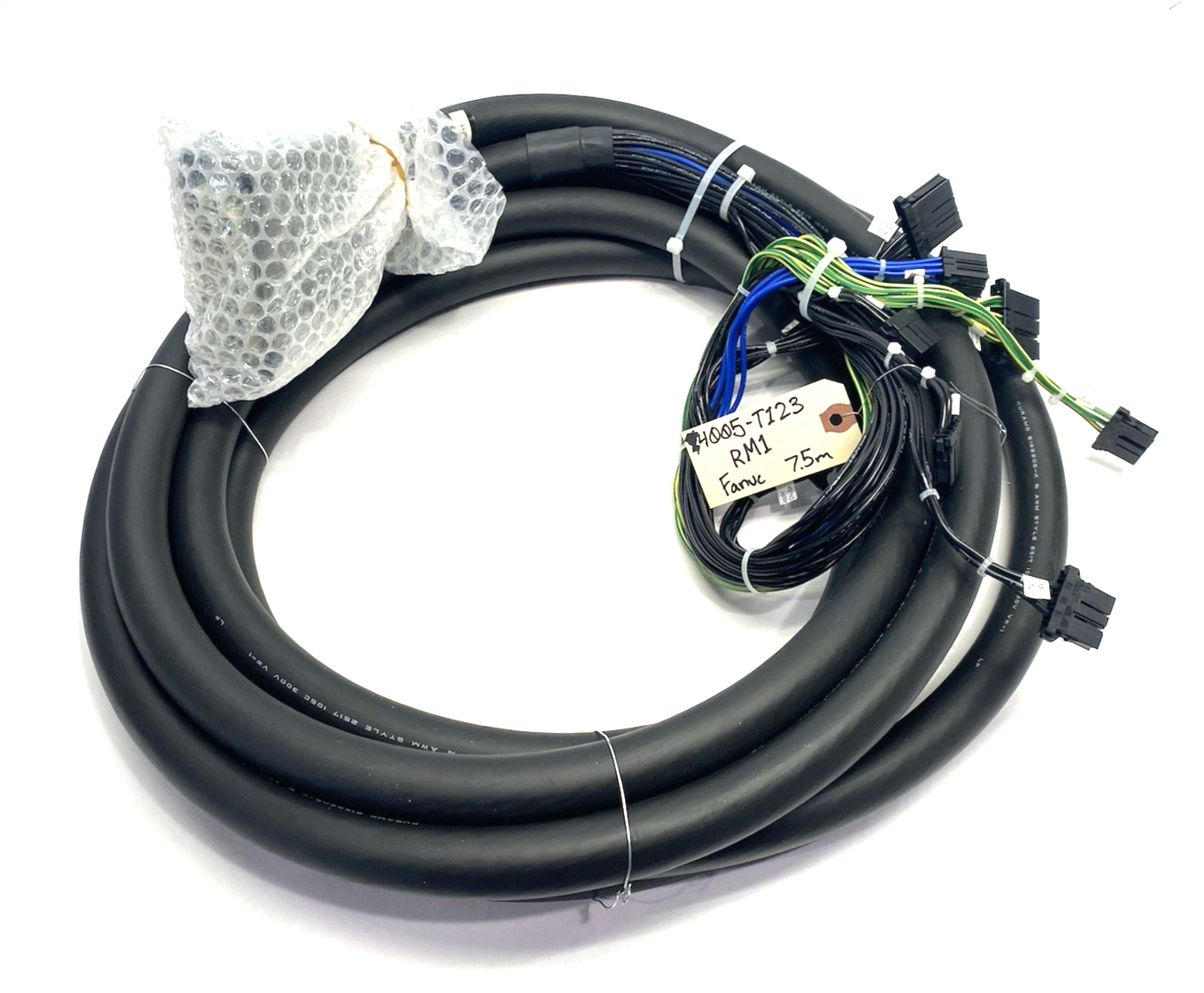 Fanuc 4005-T123 Robot Power Cable Assembly RM1, 7.5m - Maverick Industrial Sales