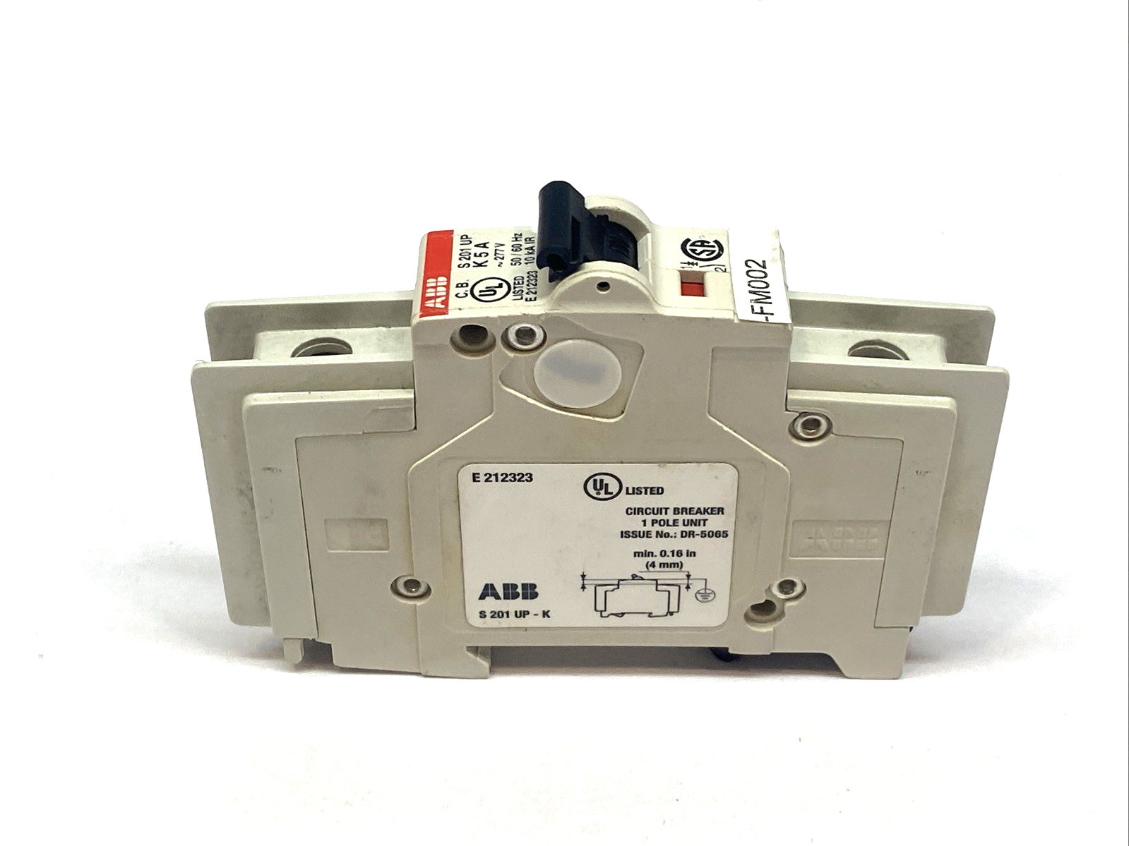 ABB S201UP-K5A Miniature Circuit Breaker 1P 5A 277V 50/60HZ - Maverick Industrial Sales