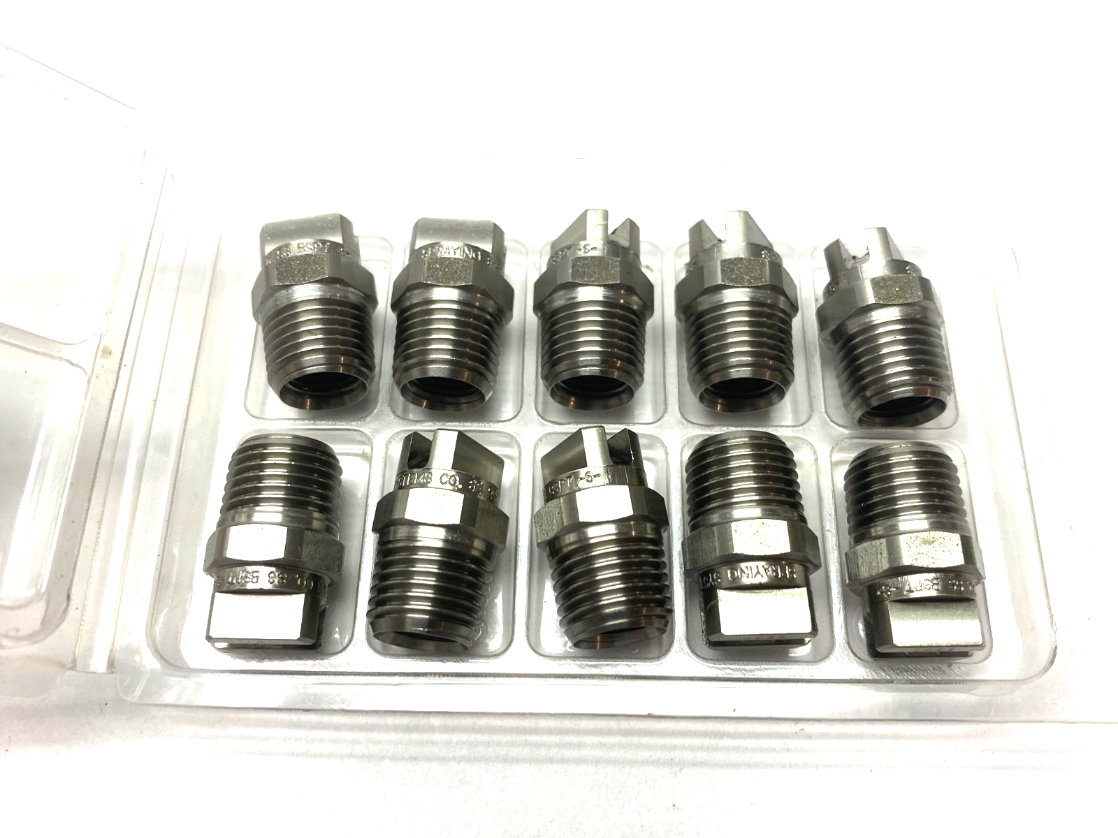 Spraying Systems H1/4VV-SS6508 VeeJet Stainless Steel Jet Nozzle Tip PKG OF 10 - Maverick Industrial Sales