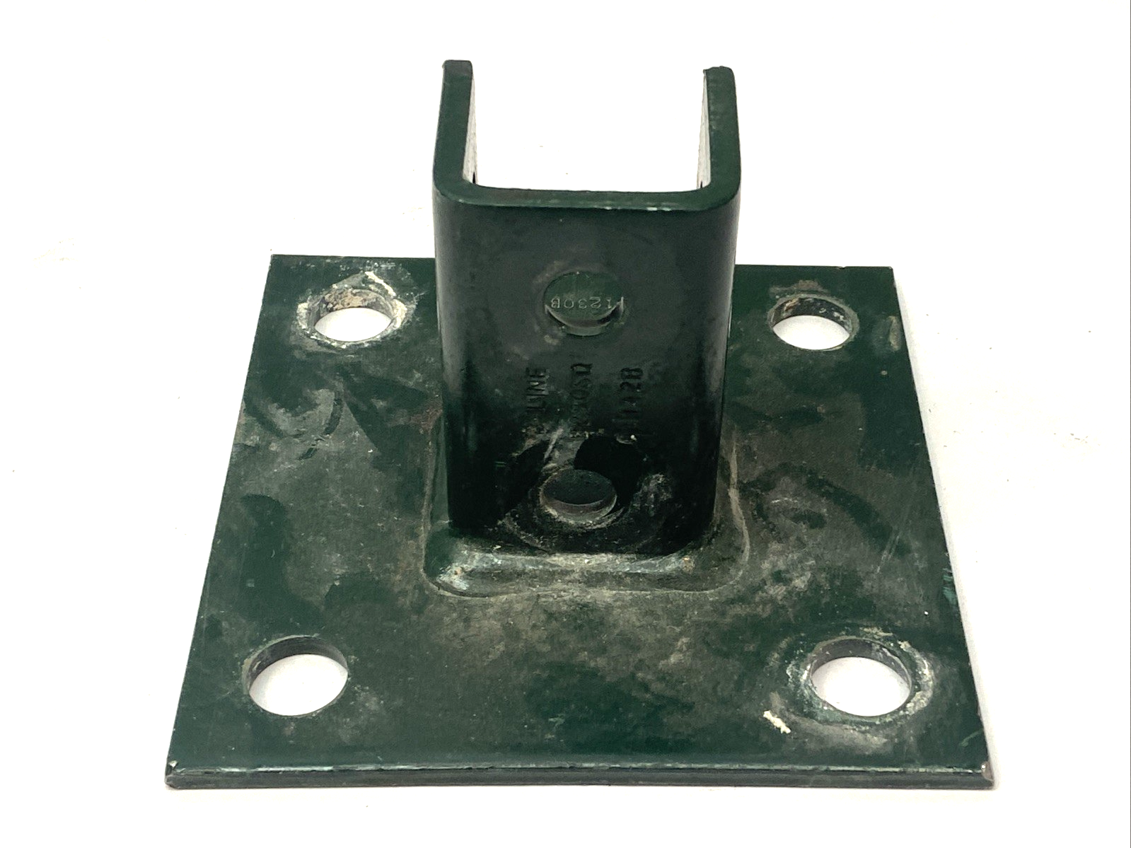 Eaton B280SQ Square Post Base Green 6" x 6" x 3 1/2" Fits B22 1 5/8" - Maverick Industrial Sales