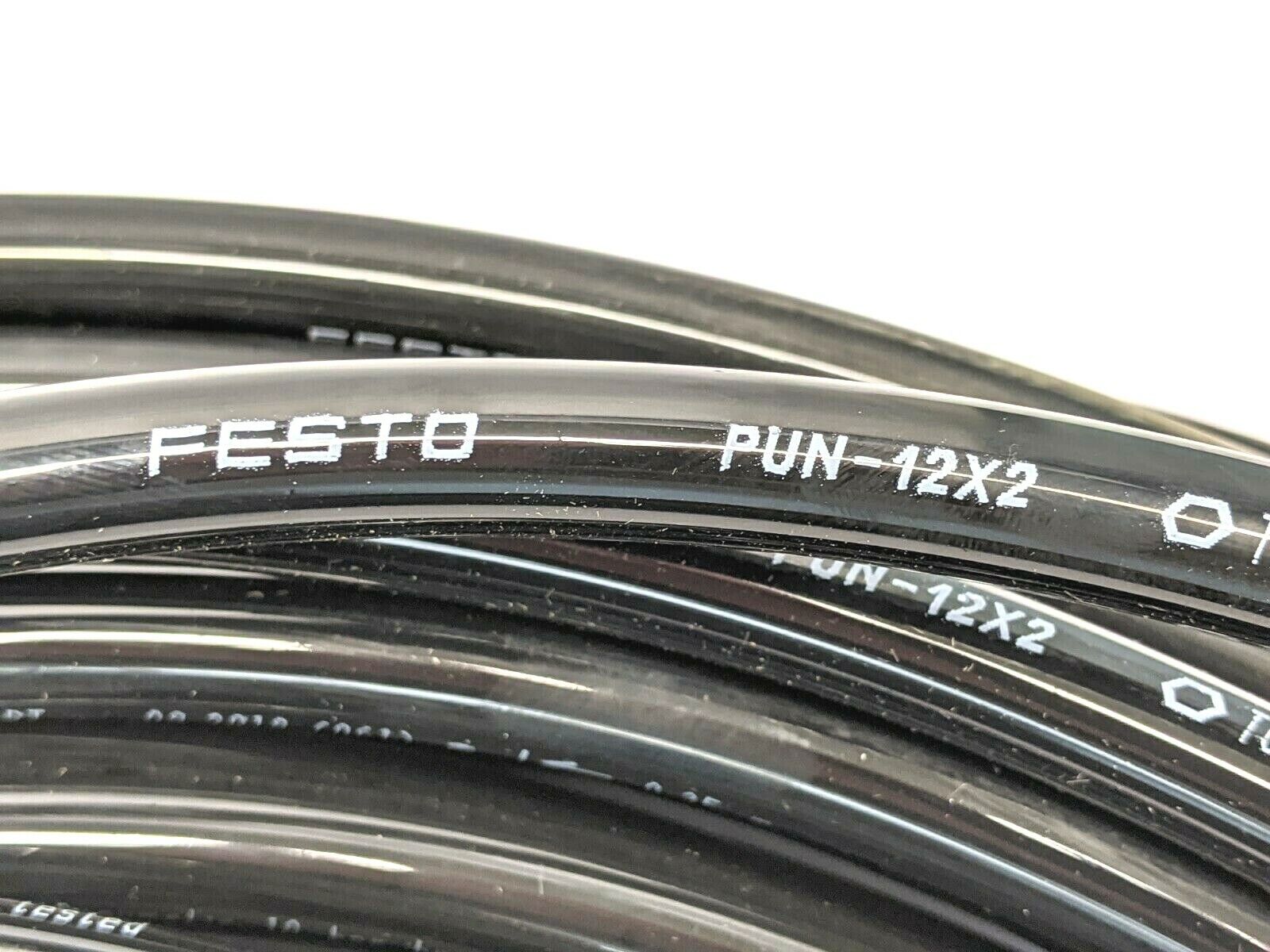 Festo PUN-12X2-SW Black Plastic Tubing 159671 50m - Maverick Industrial Sales