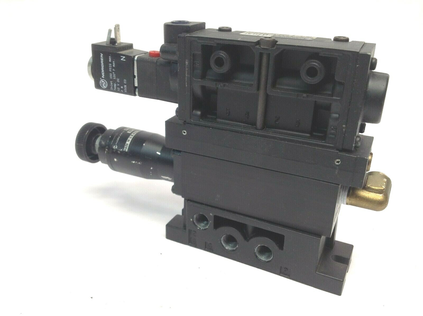 Norgren MK01EDA34AMNA Pneumatic Solenoid w/ RMK00RKXLGS0A Regulator Valve - Maverick Industrial Sales