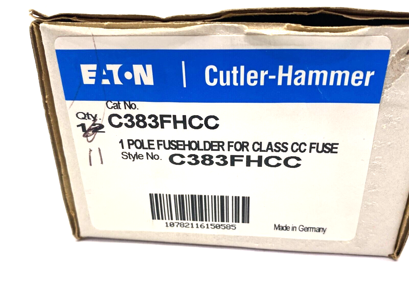 Eaton Cutler-Hammer C383FHCC Ultrasafe 1-Pole Fuse Holder Class CC BOX OF 10 - Maverick Industrial Sales