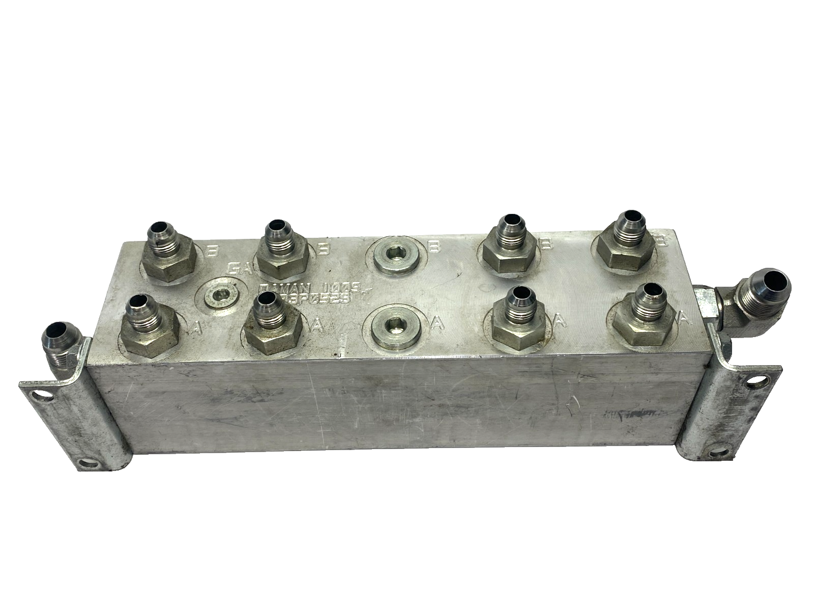 AD03P052S | Daman Aluminum Directional Valve Manifold 5-Station 3000PSI- Used - Maverick Industrial Sales