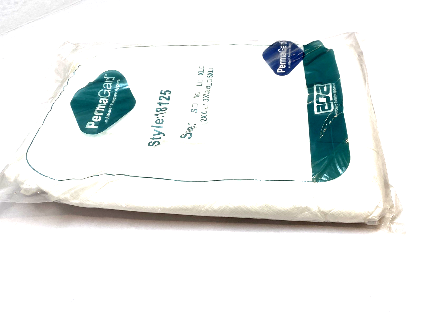 18125 | Permagard White Coverall w/ Elastic Wrist & Ankle 2XL LOT OF 10 - New - Maverick Industrial Sales