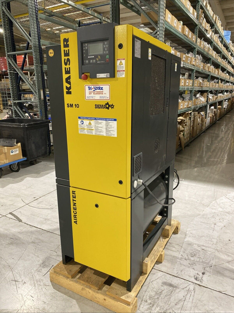 Kaeser 101791.0 AIRCENTER SM 10 Rotary Screw Compressor 3PH 3300 Hours - Maverick Industrial Sales