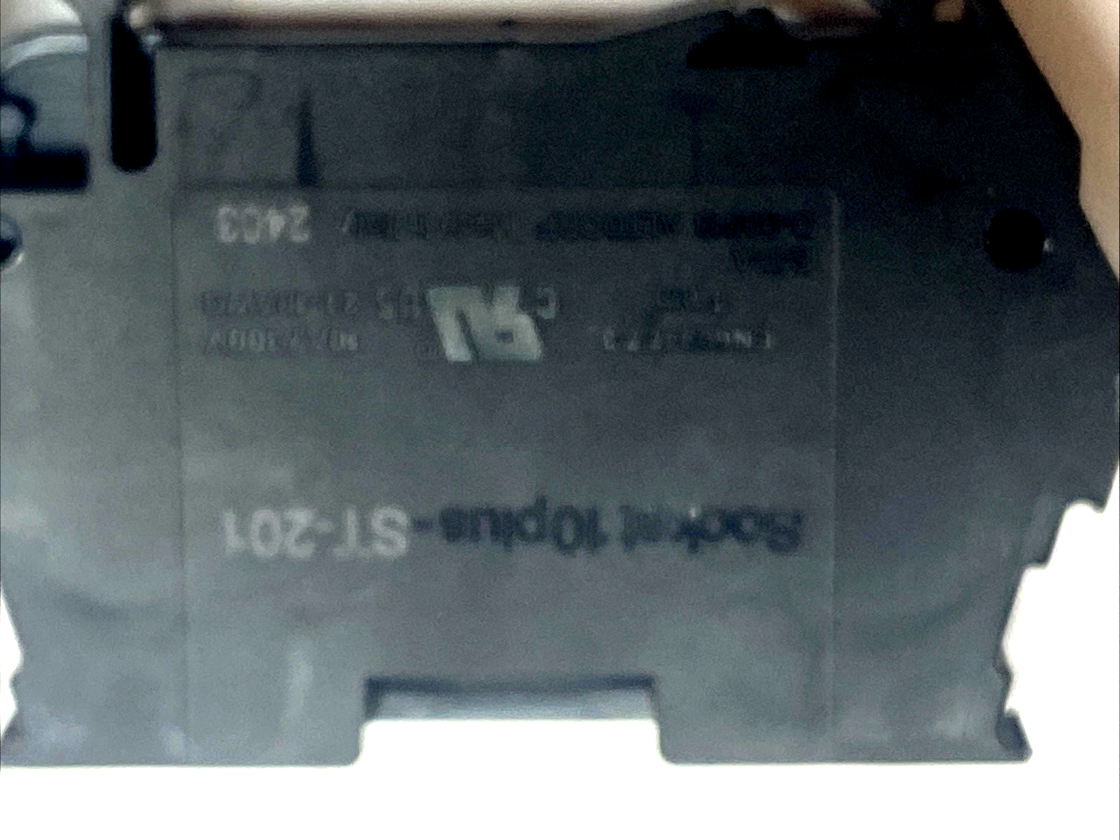 E‑T‑A 10PLUS‑ST‑201 2‑Pos Feed‑Through Terminal Block 6 mm 10A Black LOT OF 5 - Maverick Industrial Sales