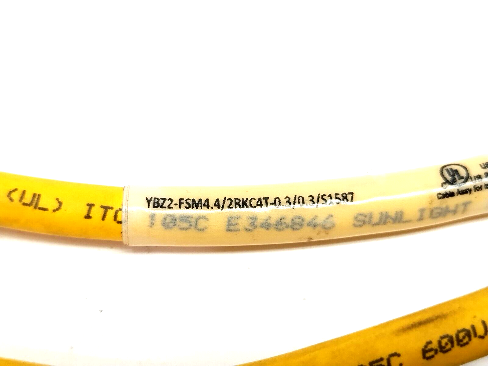Turck YBZ2-FSM4.4/2RKC4T-0.3/0.3/S1587 2-Branch Splitter Cable M12 U2-08011 - Maverick Industrial Sales