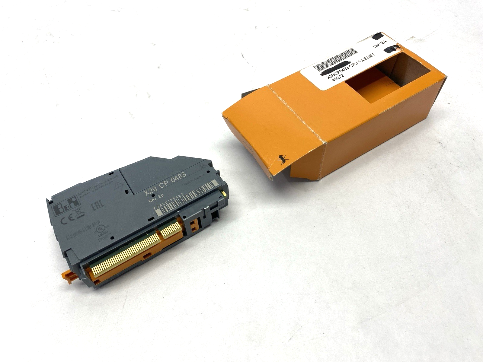 X20CP0483 | B&R Automation Rev. E0 Compact-S CPU Controller Powerlink & Ethernet - New – Open box - Maverick Industrial Sales