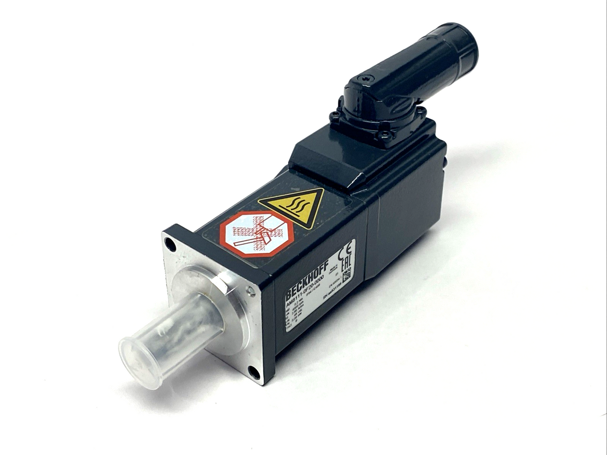 AM8111-0F20-0000 | Beckhoff Servomotor 0.20 Nm 4000rpm 48VDC 0.08kW 40mm Flange - New - Maverick Industrial Sales