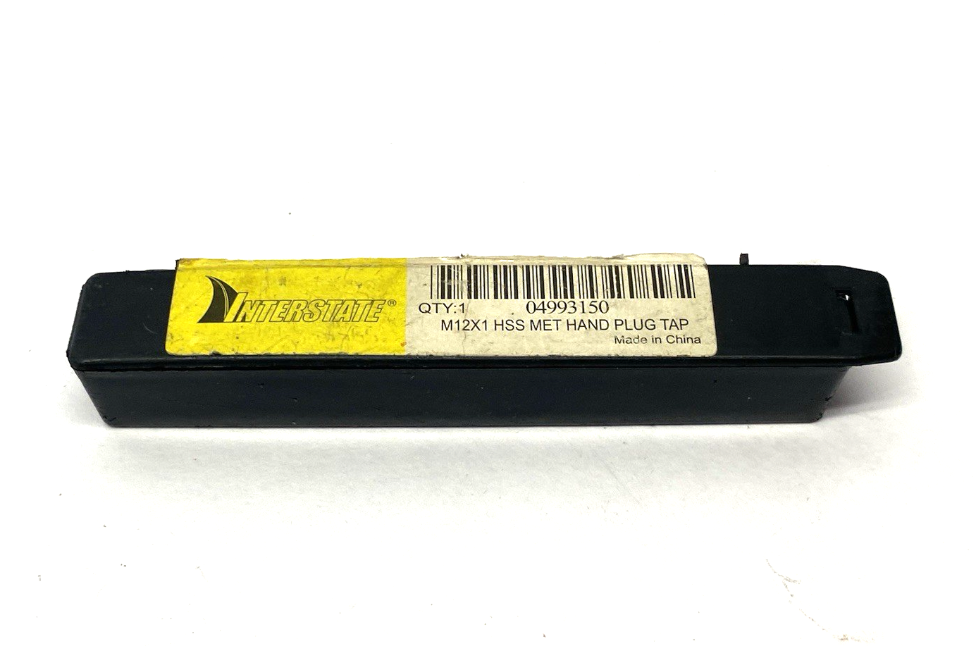 Interstate 04993150 Straight Flute Tap: M12x1 Metric Fine, 4 Flute, Plug Chamfer - Maverick Industrial Sales