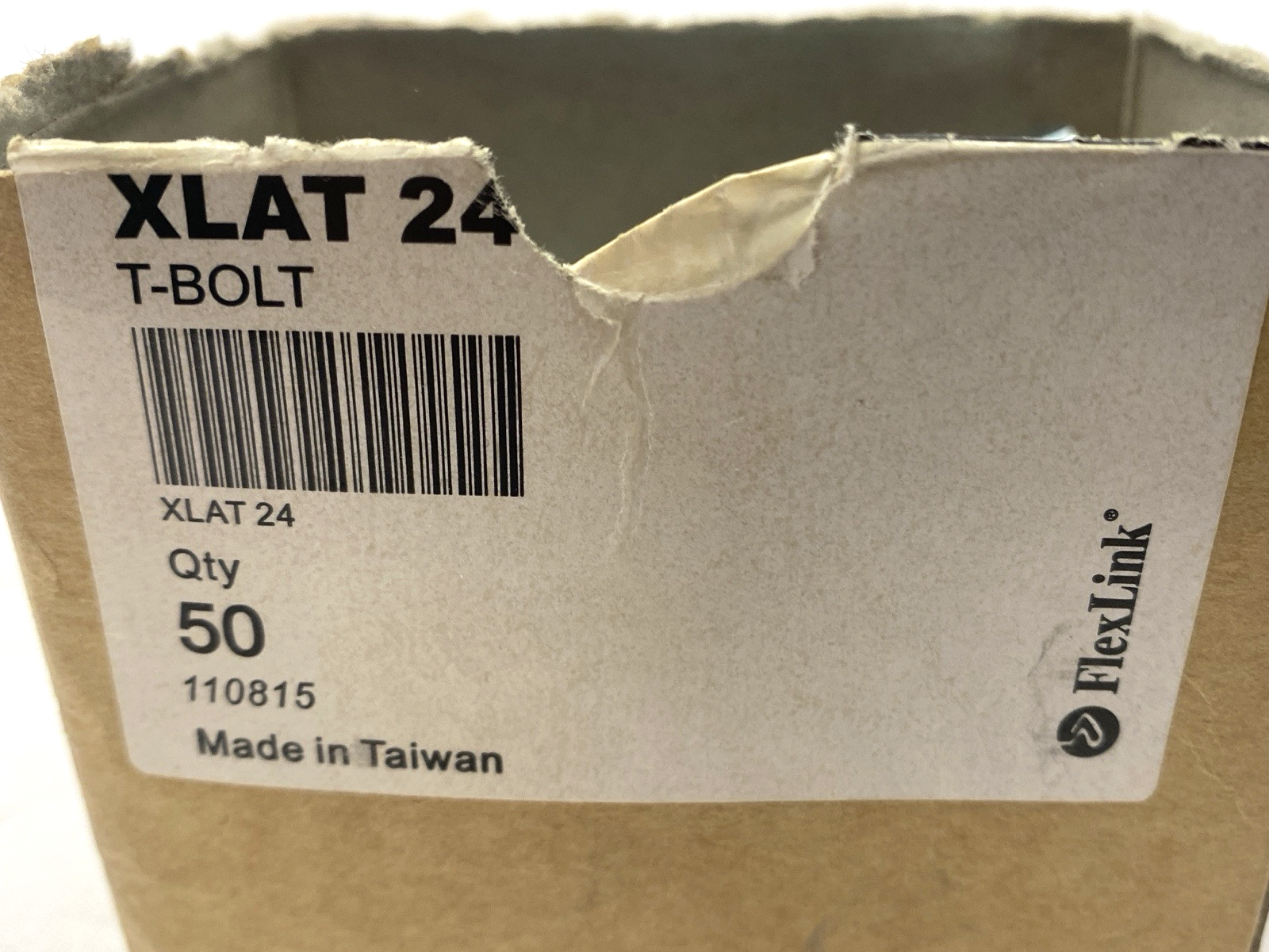 Flexlink XLAT 24 T-Bolt LOT OF 50 - Maverick Industrial Sales