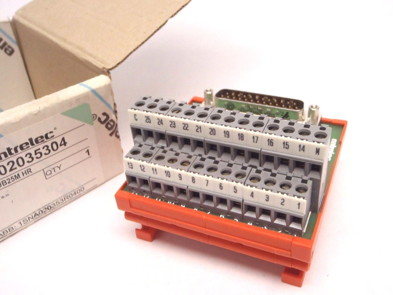 Entretec BFM SUB25M HR Terminal Interface Module, ABB 1SNA020353R0400 - Maverick Industrial Sales