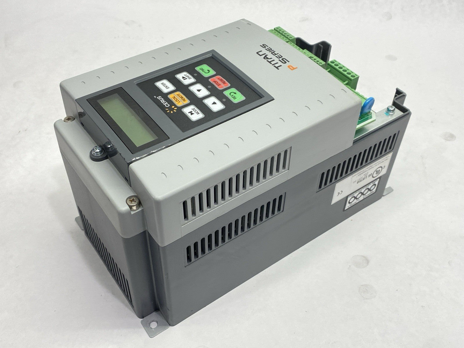 CI-007-P4 | Cerus Titan P Series AC Drive 3-Phase 3HP 480V 9.6kVA - For parts or not working - Maverick Industrial Sales