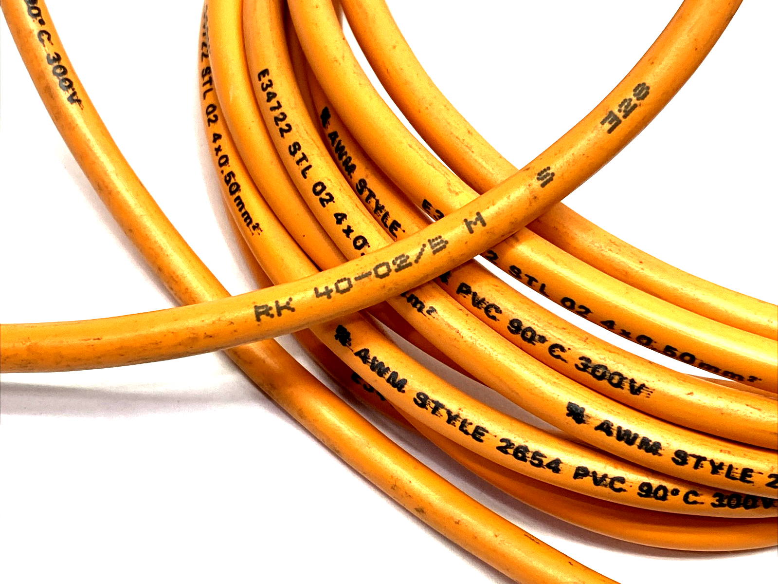 Lumberg RK 40-02/5 M 7/8" Power Single-Ended Cordset 4-Pin Female 5m 11178 - Maverick Industrial Sales