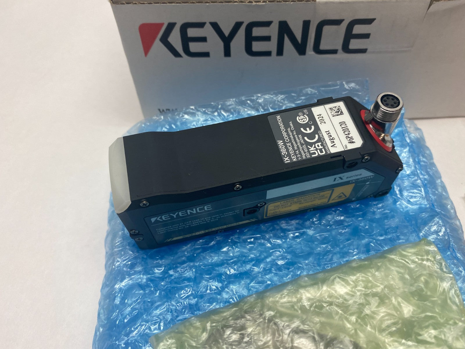 Keyence IX-360W Image Based Laser Sensor Head Scan/Line Mode 360mm - Maverick Industrial Sales