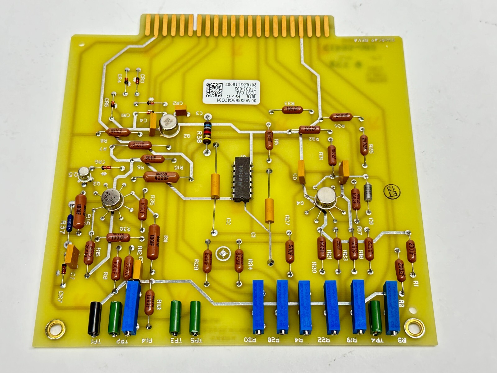 Westinghouse 00-W33369C47G01 Rev Q Test Calibration Board - Maverick Industrial Sales