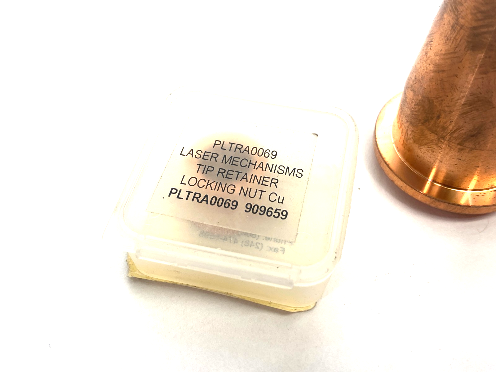 Laser Mechanisms PLTRE0055 Tip Retainer Extension & PLTRA0069 Locking Nut - Maverick Industrial Sales