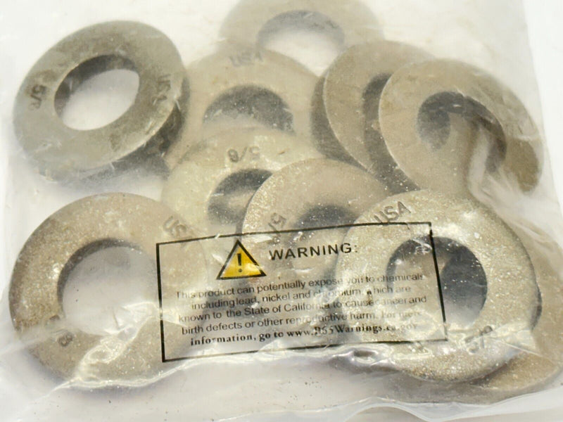 Z9276 High Strength Alloy Steel Flat Washer Zinc 0.656" Dia 5/8" Screw PKG OF 10 - Maverick Industrial Sales