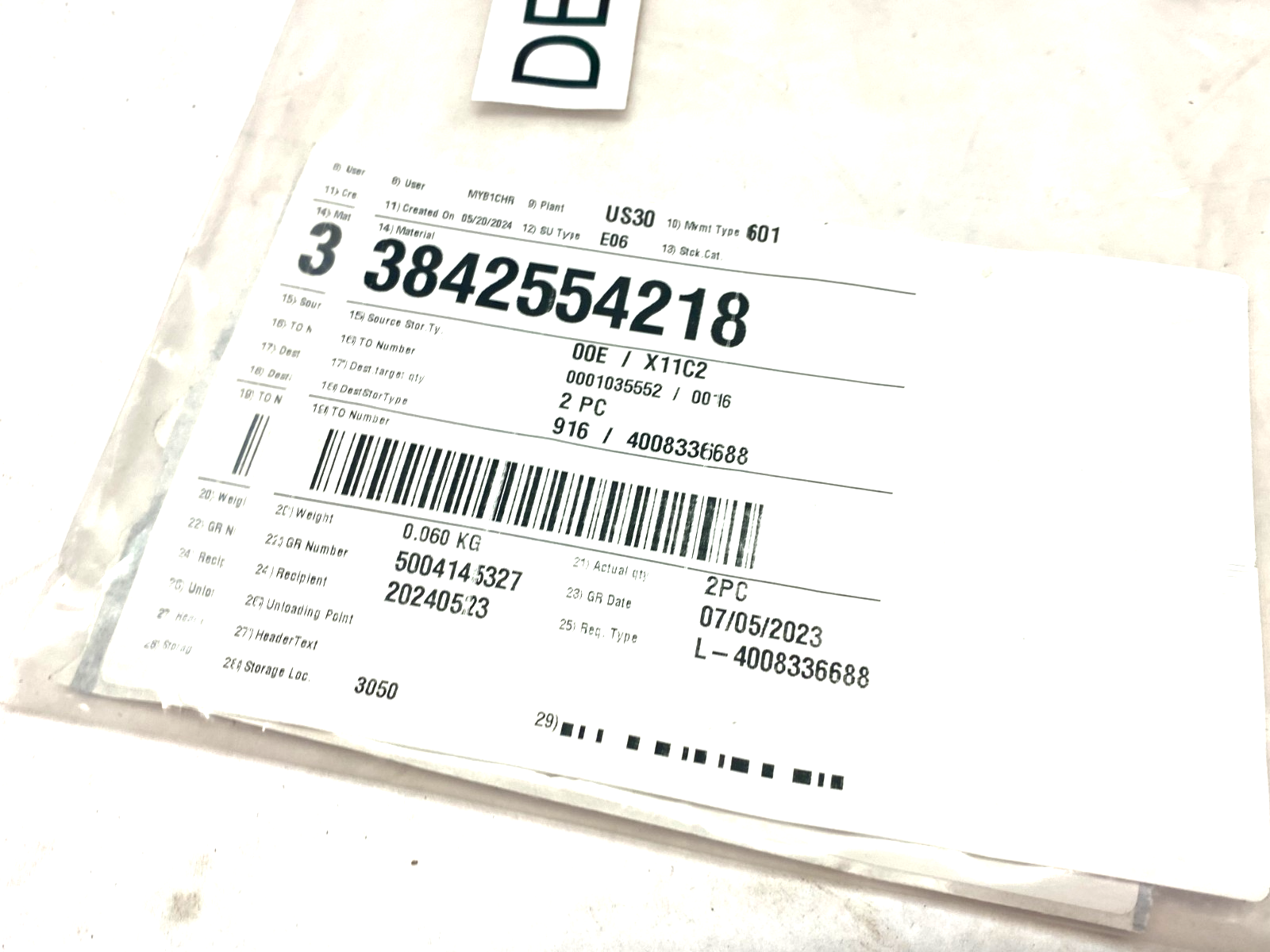 Bosch Rexroth 3842554218 Catcher Pan Guard BS2-R, C+R LOT OF 4 - Maverick Industrial Sales