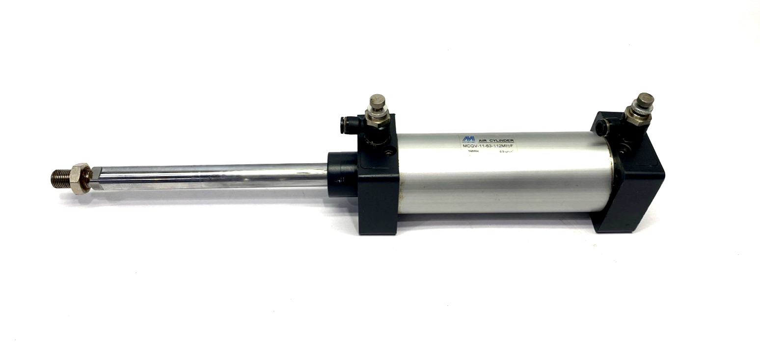 MCQV-11-63-112M | Mindman Air Cylinder 63mm Bore 112mm Extension Length - Used - Maverick Industrial Sales