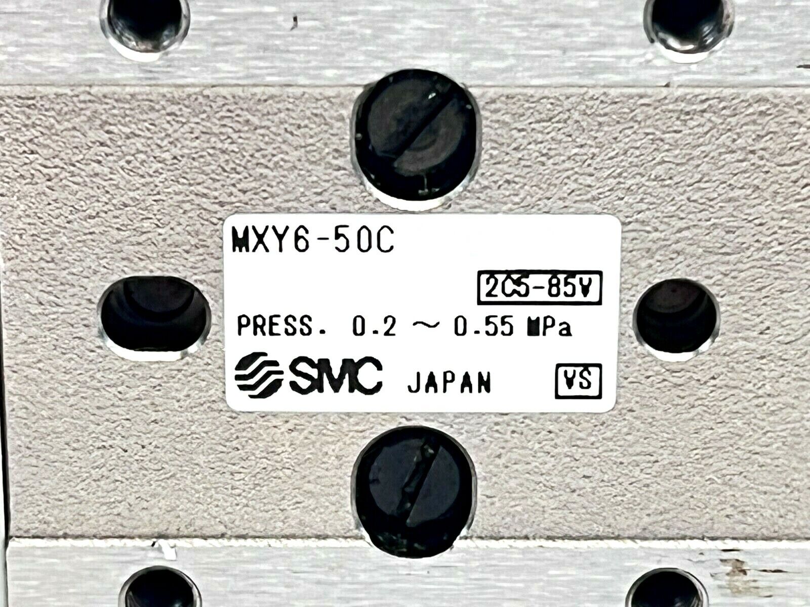 SMC MXY6-50C MXY Slide Table Double Acting Auto Switch 6mm Bore 50mm Stroke - Maverick Industrial Sales